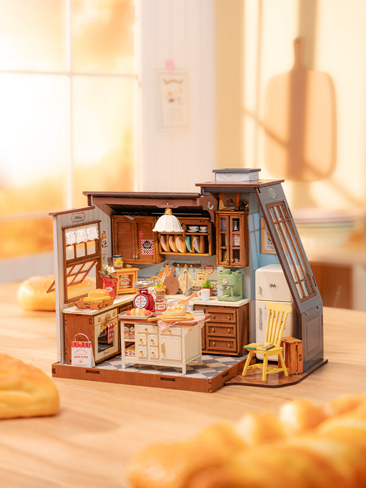 Baking Kitchen Rolife - 로보타임 롤라이프 베이킹 키친 나무 인형의
