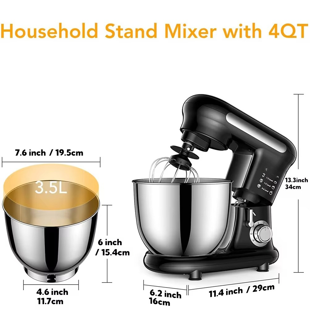 1000W 3.5L 다기능 전기 스탠드 믹서 로봇 주방 - Kitchen Robot Baking 리뷰 및 가격