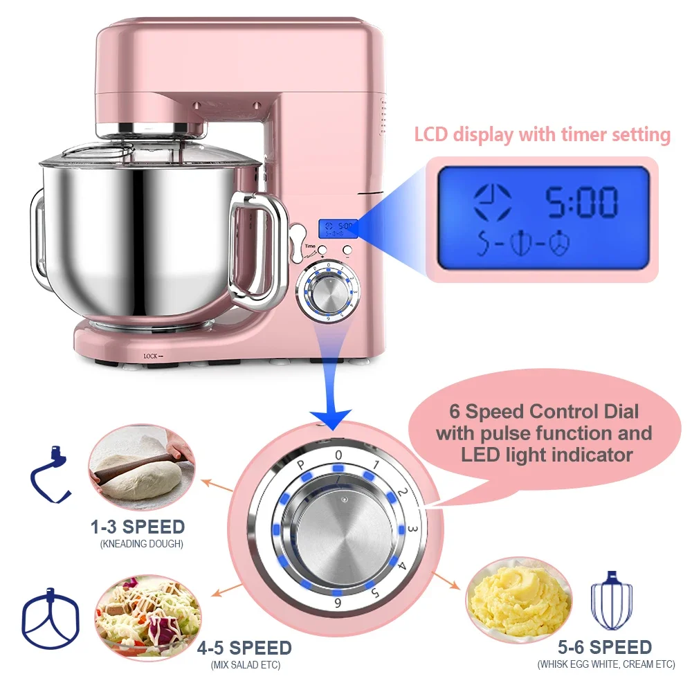 신제품 입고 1500W 스탠드 믹서 4L 5L 베이커리 - Kitchen Robot Baking 리뷰 및 가격