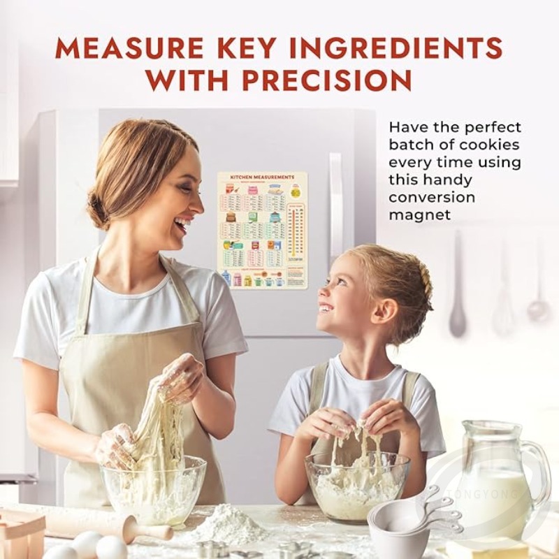 주방 변환 차트 자석 미터법 요리 차트 귀여운 베이킹  - Kitchen Baking Conversion Chart 리뷰 및 가격
