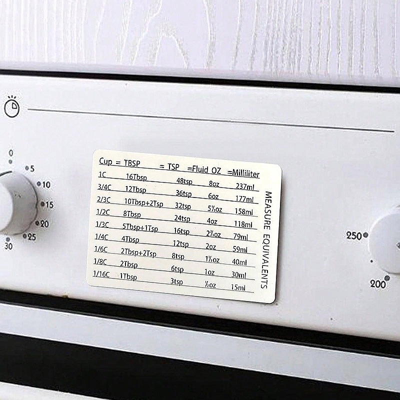 주방 베이킹 자석 계량 변환표 냉장고 자석 스푼 컵 세 - Kitchen Baking Conversion Chart 리뷰 및 가격