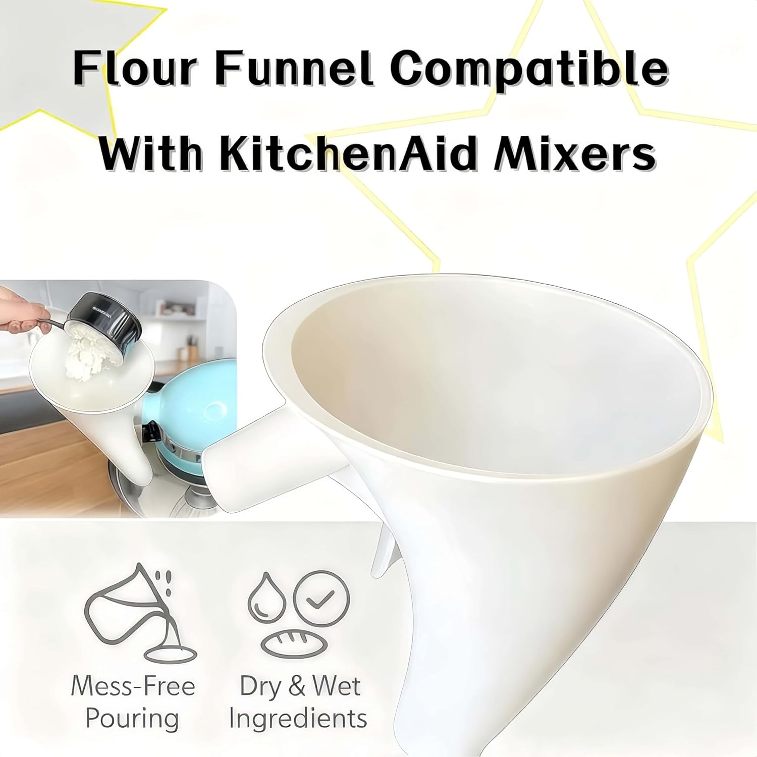 키친에이드 믹서 5쿼트용 밀가루 퍼니 믹서, 틸트헤드  - Kitchen Aid Baking Mixer 리뷰 및 가격