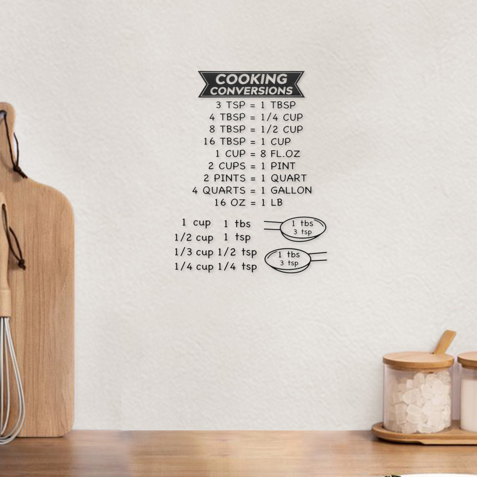 2Pcs 주방 변환 차트 자석 스티커 베이킹 요리 용량 - Kitchen Baking Conversion Chart 리뷰 및 가격