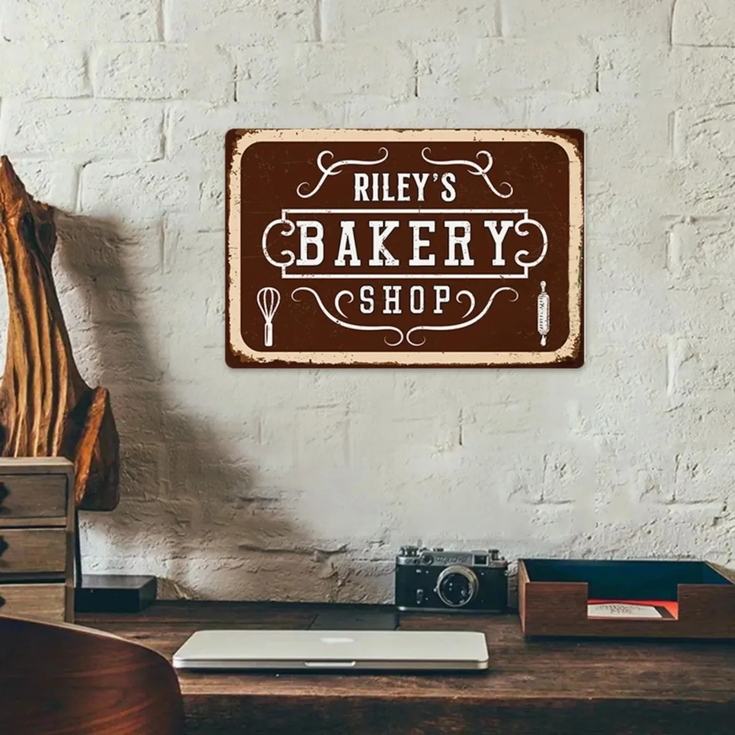 1개 맞춤형 모던 베이커리 금속 간판 8x12인치 방수 - Kitchen Bakery 리뷰 및 가격