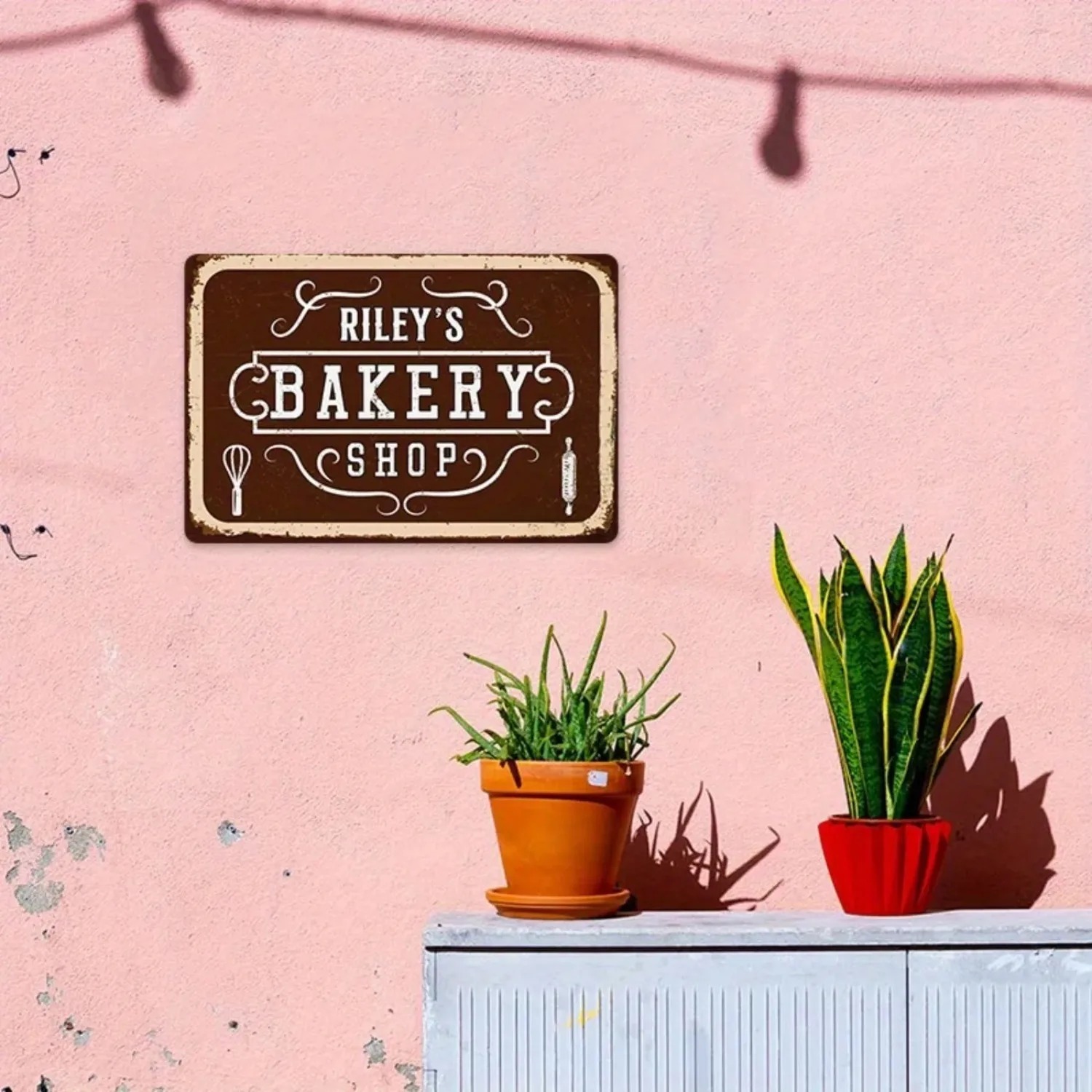1개 맞춤형 모던 베이커리 금속 간판 8x12인치 방수 - Kitchen Bakery 리뷰 및 가격