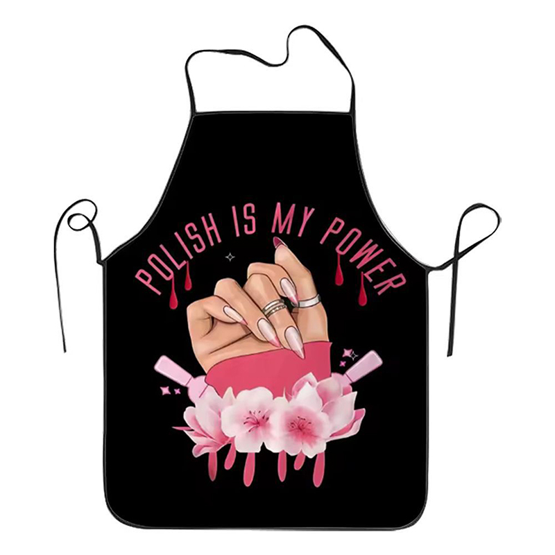 1Pcs 네일 아트 인쇄 뷰티 주방 여성 앞치마 가정용 - Kitchen Baking Cooking 리뷰 및 가격